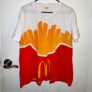 McDonald's French Fries Graphic V-Neck T-Shirt